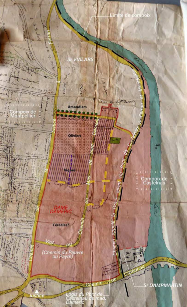 Etude historique du domaine de Méric. Montpellier - Héraut - 2021
