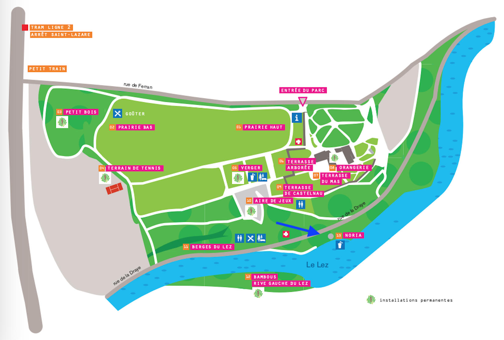 Frédéric Bazille, "Vue de village", 1868