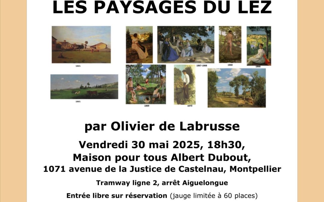 Fédéric Bazille et les Paysages du Lez